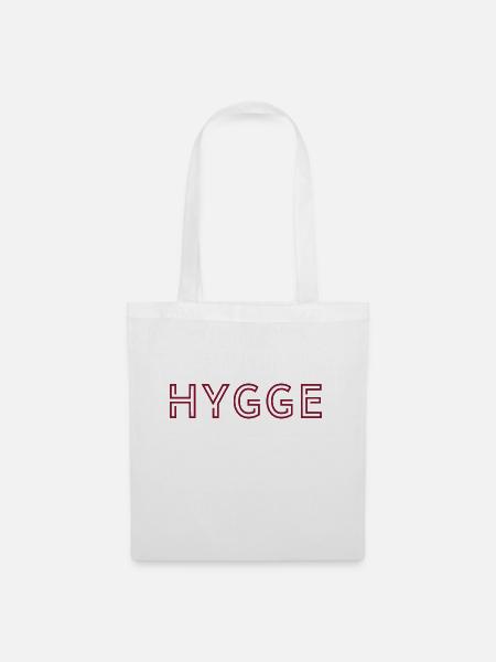 Hygge Scandinavian Lifestyle - Stoffbeutel - Weiß