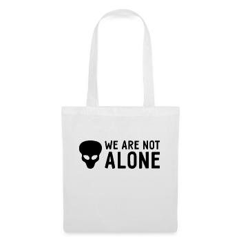 Alien - We Are Not Alone - Aliens - Tote Bag - white - Front