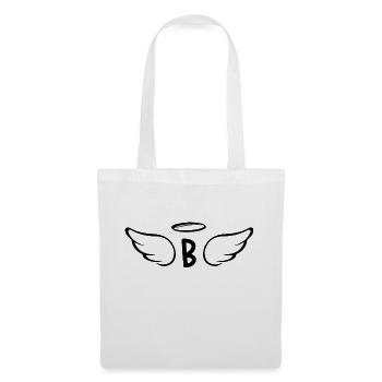 Letter b angel wings - Tote Bag - white - Front