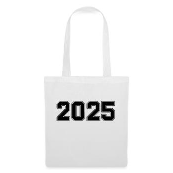 2025 - Stoffbeutel - Weiß - Vorne