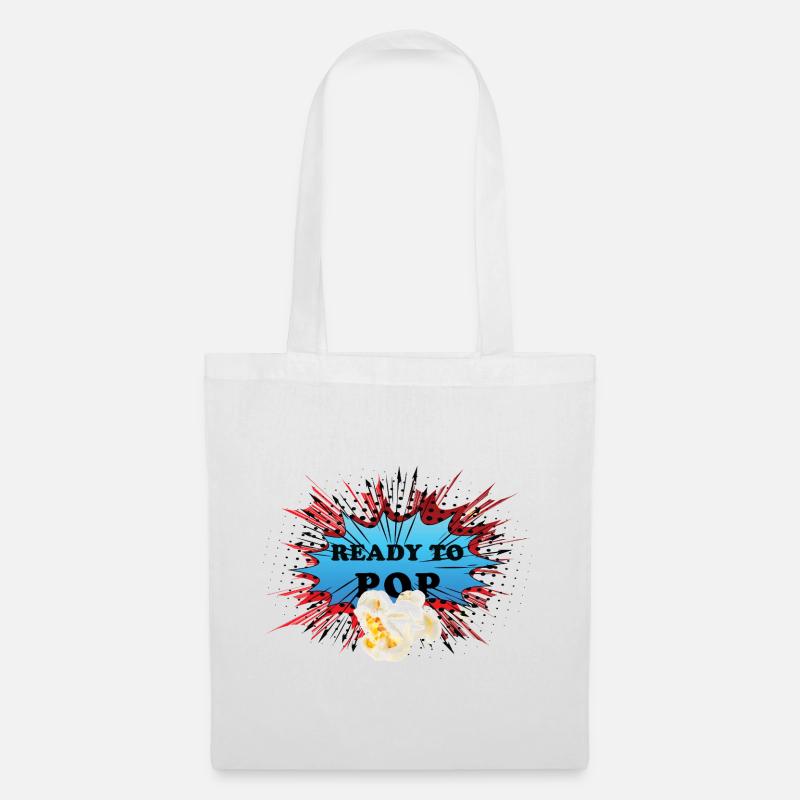 Prêt à éclater ! - Sac en tissu - blanc