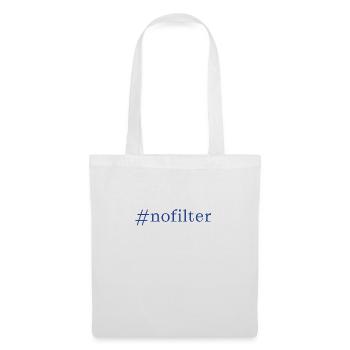 Hashtag nofilter / #nofilter - Sac en tissu - blanc - Devant