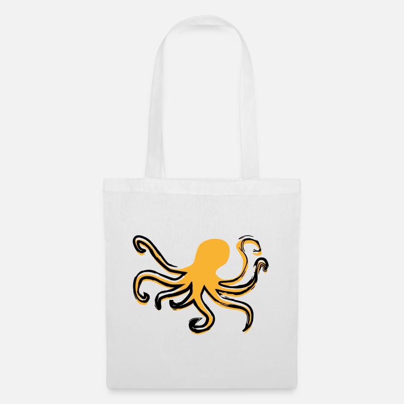 Octopus Style - Tote Bag - white