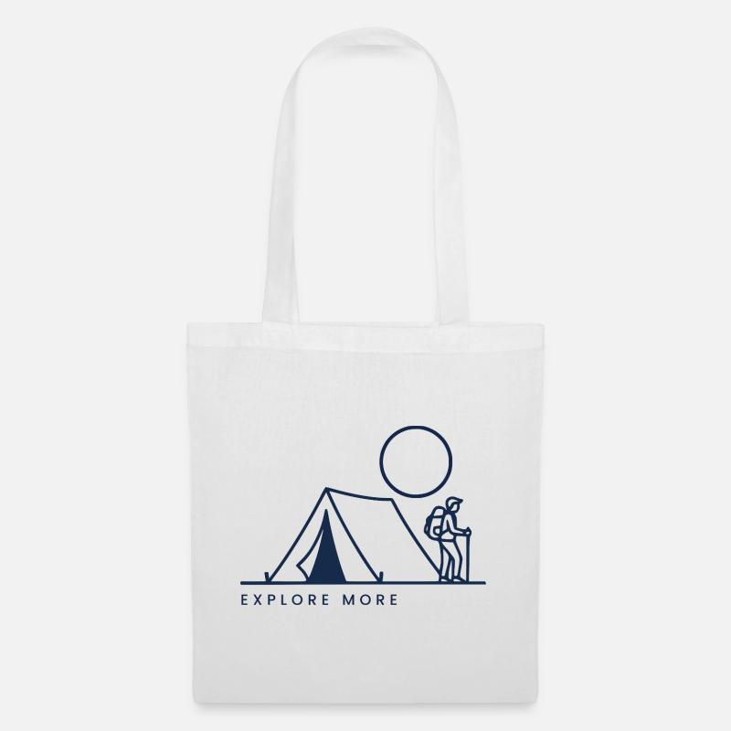 Explore more - Tote Bag - white