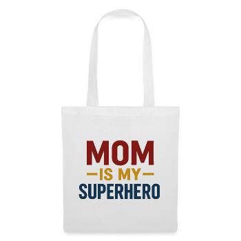 Mom Superhero — Bold Typography - Tote Bag - white - Front
