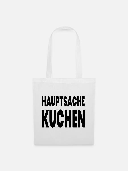 Kuchen - Stoffbeutel - Weiß