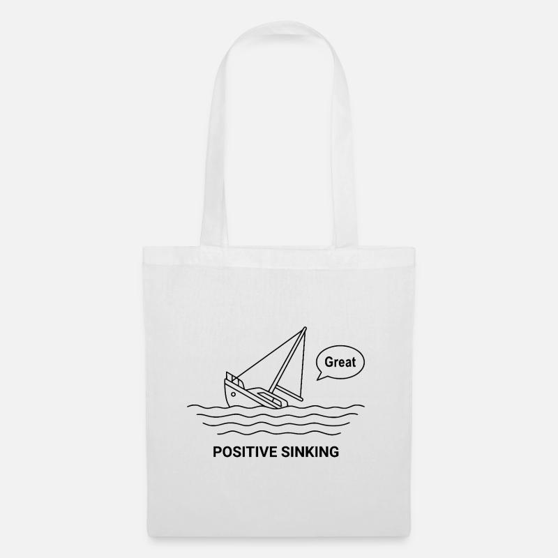 Positive Sinking - Stoffbeutel - Weiß