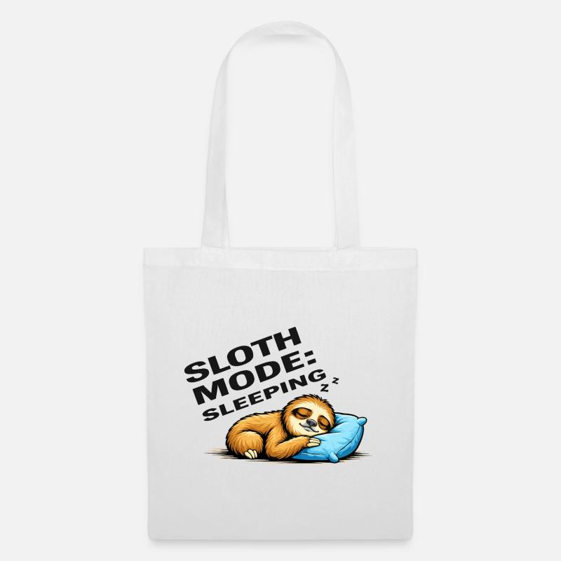 Sloth Mode Sleeping - Tote Bag - white