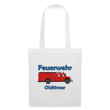 Feuerwehr Oldtimer  - Stoffbeutel - Weiß - Vorne