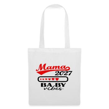 Mama 2027 - Stoffbeutel - Weiß - Vorne