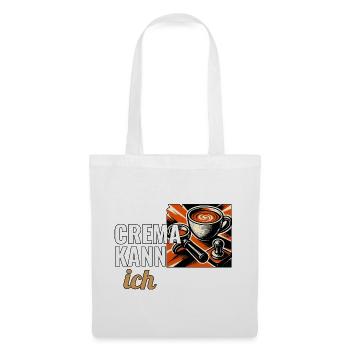 Hobby Barista Geschenk für die erste Siebträger - Stoffbeutel - Weiß - Vorne