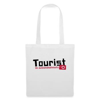 Tourist im Auslandseinsatz - Stoffbeutel - Weiß - Vorne