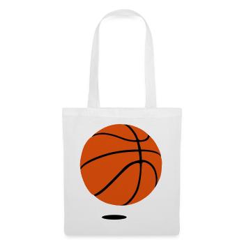 Basketball - Deluxe Edition - 2c 2 Schatten - Stoffbeutel - Weiß - Vorne