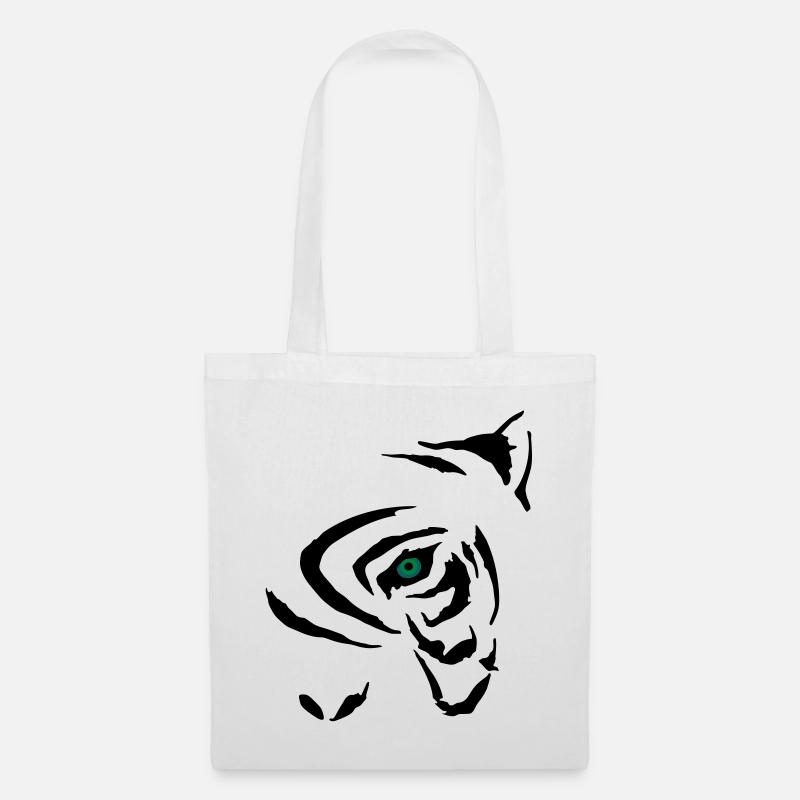 Tribal Tiger 2 - Stoffbeutel - Weiß