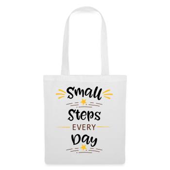 Chaque instant brille Emblème de l’Étoile - Sac en tissu - blanc - Devant