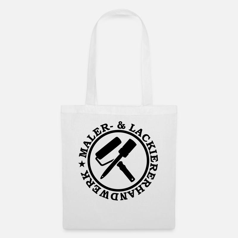 Maler und Lackiererhandwerk - Stoffbeutel - Weiß