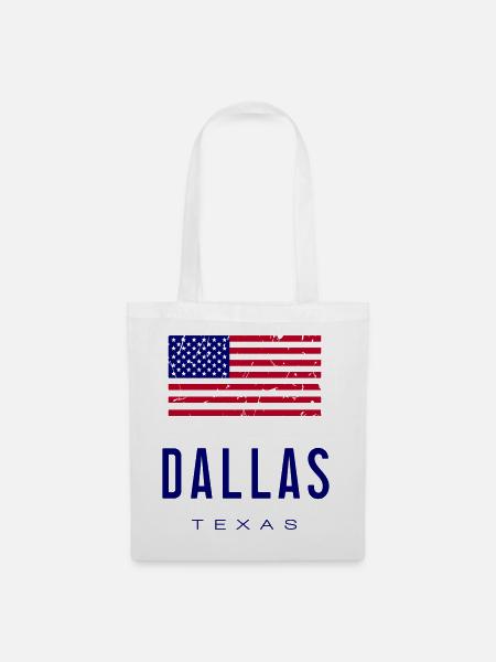 Dallas /// Texas - Stoffbeutel - Weiß