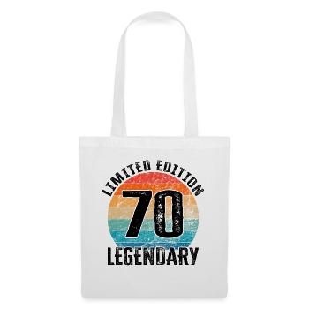 Happy Birthday - 70th birthday - Tote Bag - white - Front