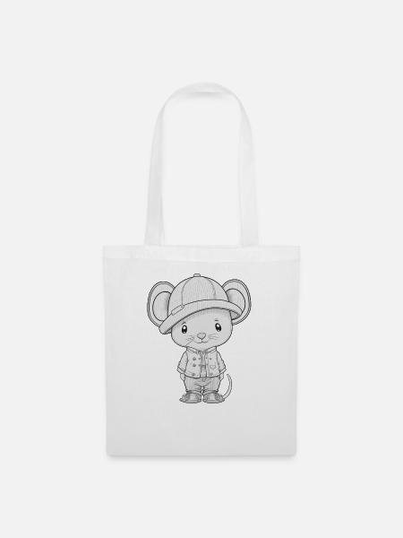 Stylish Mouse - Urban Cutie - Stoffbeutel - Weiß