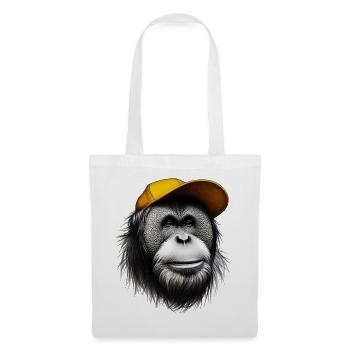 Orangutan Monkey - Tote Bag - white - Front