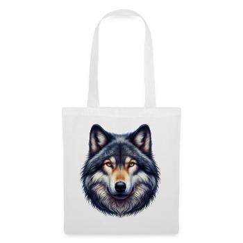 Wolf - Stoffbeutel - Weiß - Vorne