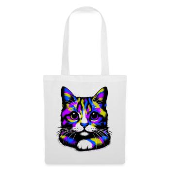 Cat - Tote Bag - white - Front