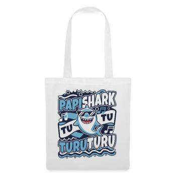 Daddy Shark - Tote Bag - white - Front