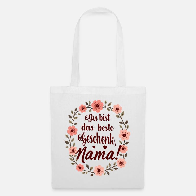 Du bist das beste Geschenk Mama ! - Stoffbeutel - Weiß