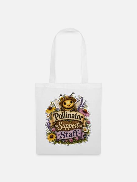 Pollinator Support Staff - Stoffbeutel - Weiß