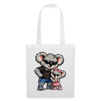 Süßer Koala – Großer Bruder - Stoffbeutel - Weiß - Vorne