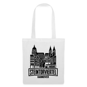 Hannover Steintorviertel - Stoffbeutel - Weiß - Vorne