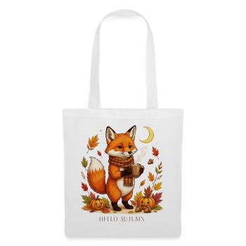 Autumn Fox Cozy Cup Tee - Stoffbeutel - Weiß - Vorne