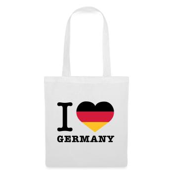 I love Germany - Stoffbeutel - Weiß - Vorne