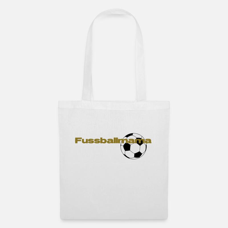Fussballmama - Stoffbeutel - Weiß