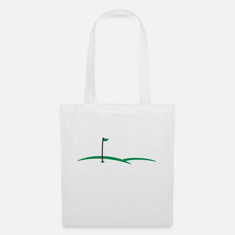 Trou de golf 2c - Sac en tissu - blanc