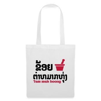 I Bok Bok (Love) Tam Mak Hoong (Lao Food) - Tote Bag - white - Front