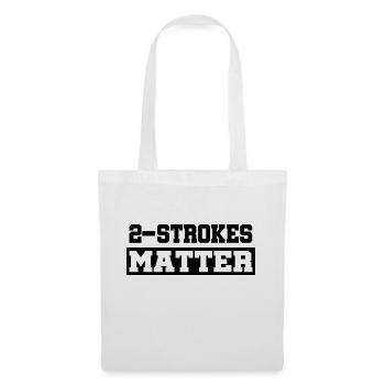 Deuxième acte 2Takt MX Motocross Cadeau idée cadeau - Sac en tissu - blanc - Devant
