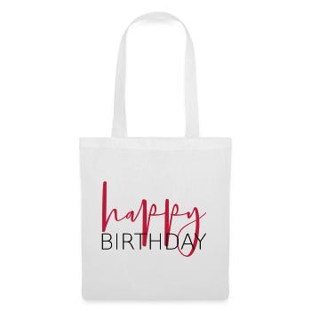 happy birthday congratulation gift idea - Tote Bag - white - Front
