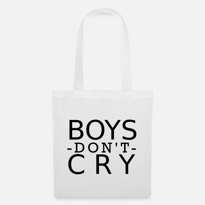 Boys don´t cry. - Stoffbeutel - Weiß