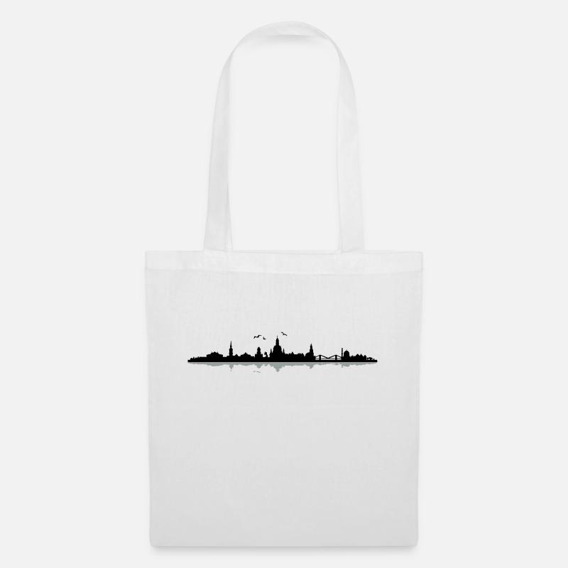 Dresden Skyline - Stoffbeutel - Weiß