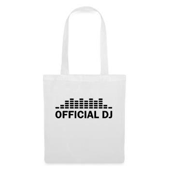 official dj - Sac en tissu - blanc - Devant