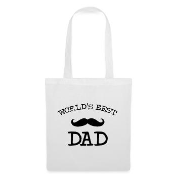 World's Best Dad - Sac en tissu - blanc - Devant