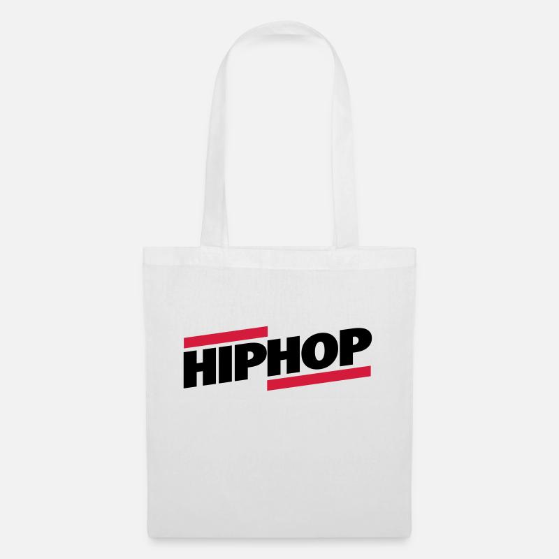 Old School Hip Hop Rap Geschenk - Stoffbeutel - Weiß