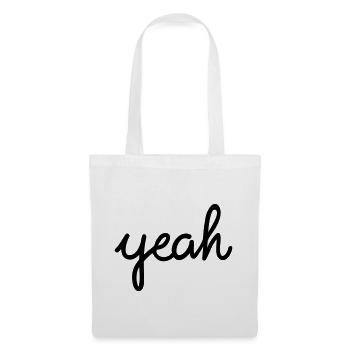 yeah - Tote Bag - white - Front