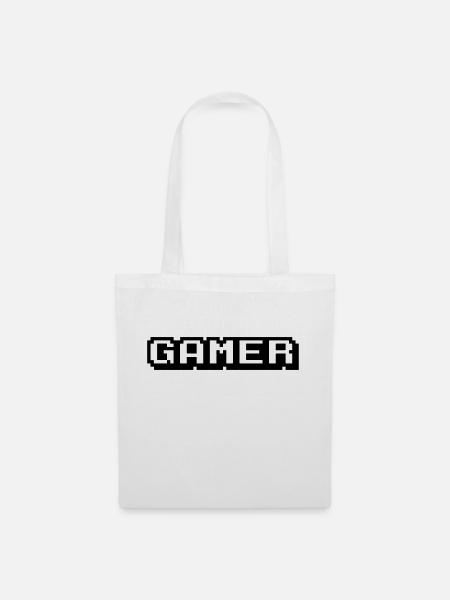 Gamer - Stoffbeutel - Weiß