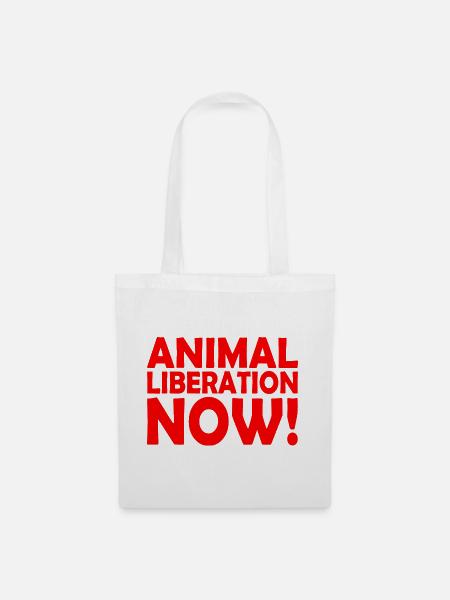 Animal liberation - Stoffbeutel - Weiß