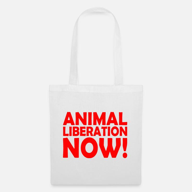 Animal liberation - Stoffbeutel - Weiß