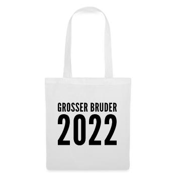 Grosser Bruder 2022 - Stoffbeutel - Weiß - Vorne