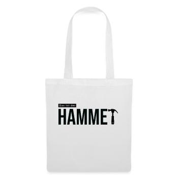 Hammer,Werkstatt,Chef,Super,Superchef,Handwerker - Stoffbeutel - Weiß - Vorne