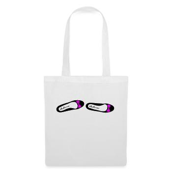 Ballerine 1 - Sac en tissu - blanc - Devant